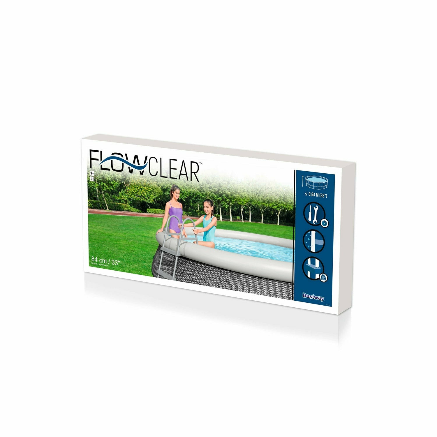 BESTWAY - Scaletta per piscina fuori terra da h84 cm